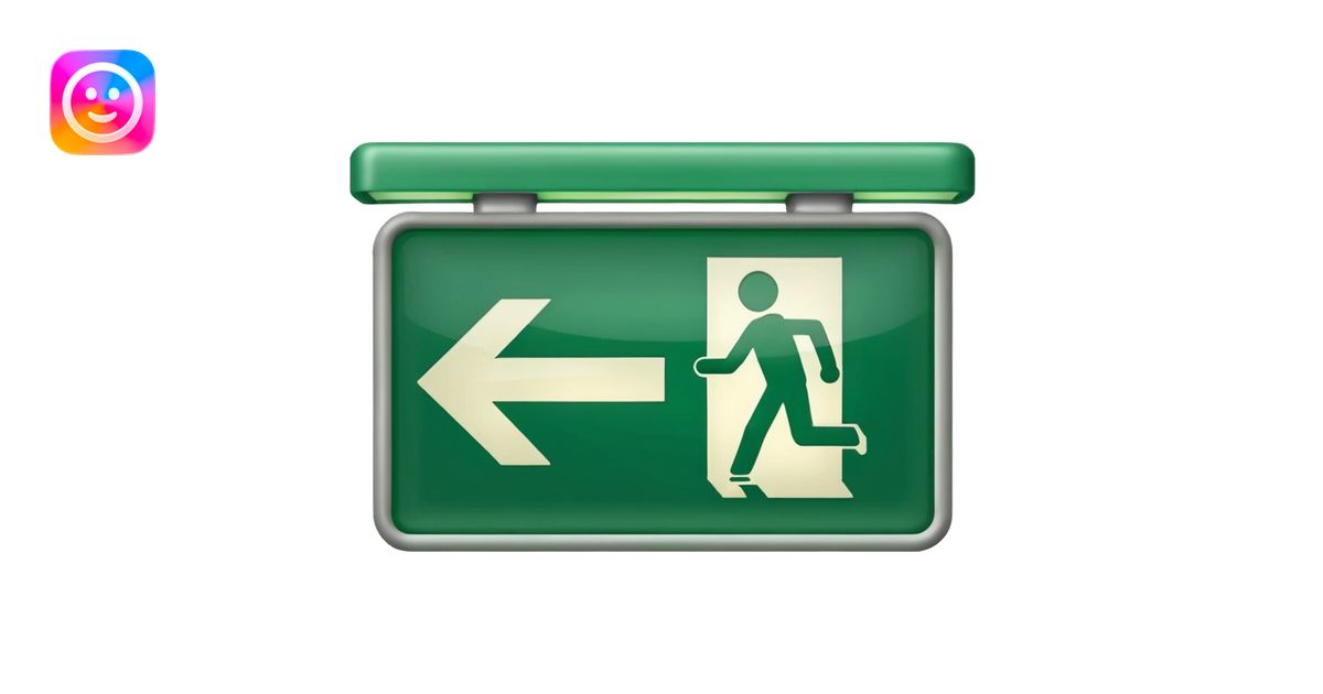 emergency exit emoji | AI Emoji Generator
