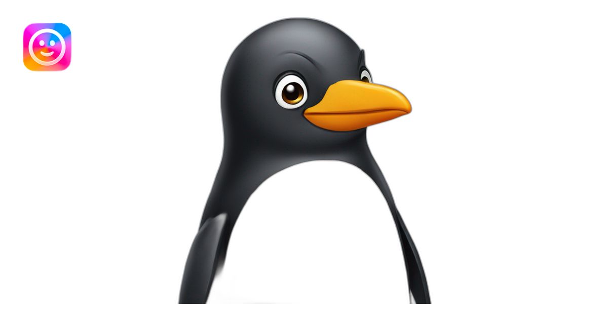 Penguin 🐧💩 emoji | AI Emoji Generator