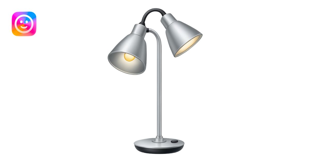 minimalistical lamp emoji | AI Emoji Generator