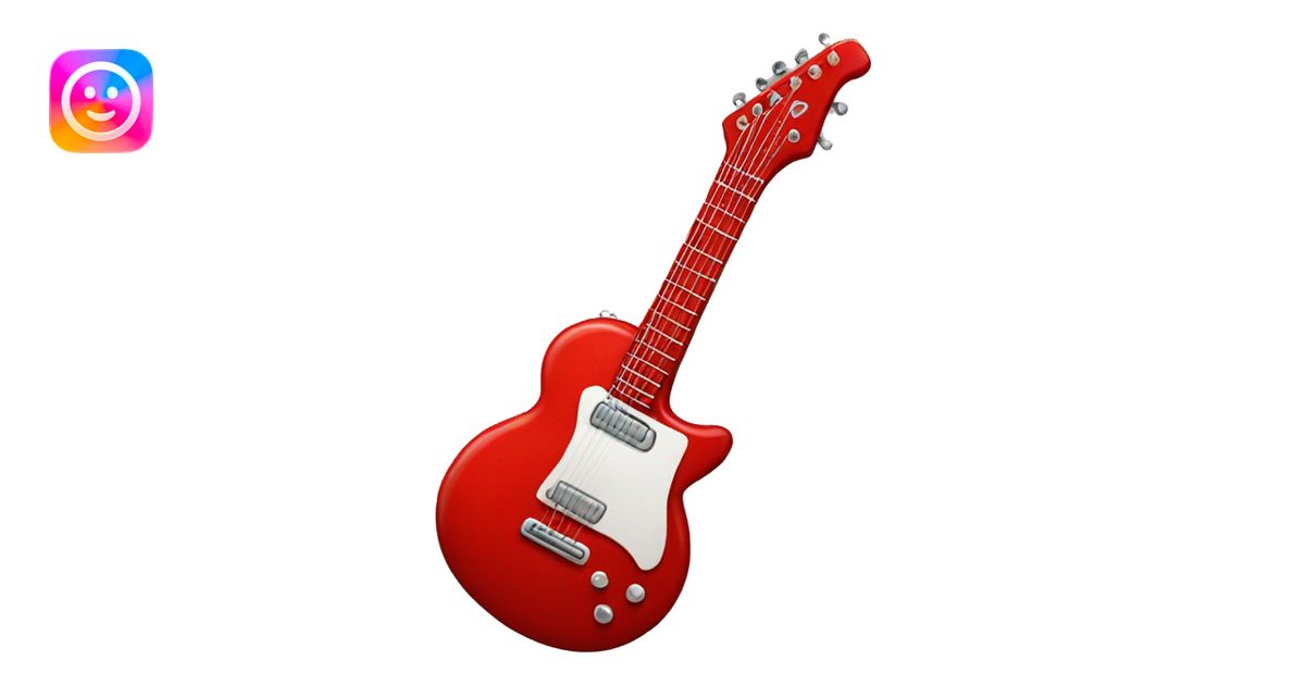 red guitar emoji | AI Emoji Generator