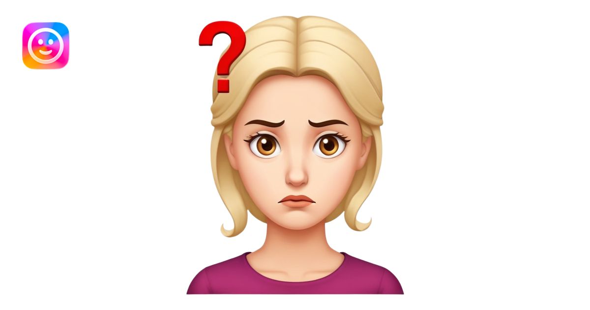 A woman with a confused facial expression, furrowed brow, and question ...