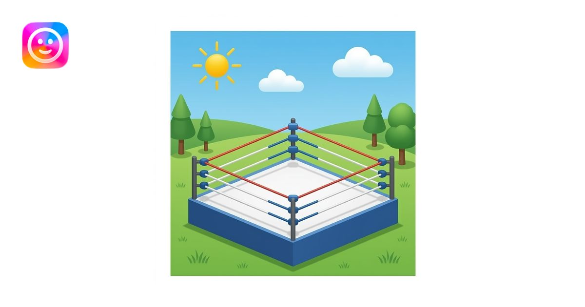 wrestling ring emoji | AI Emoji Generator