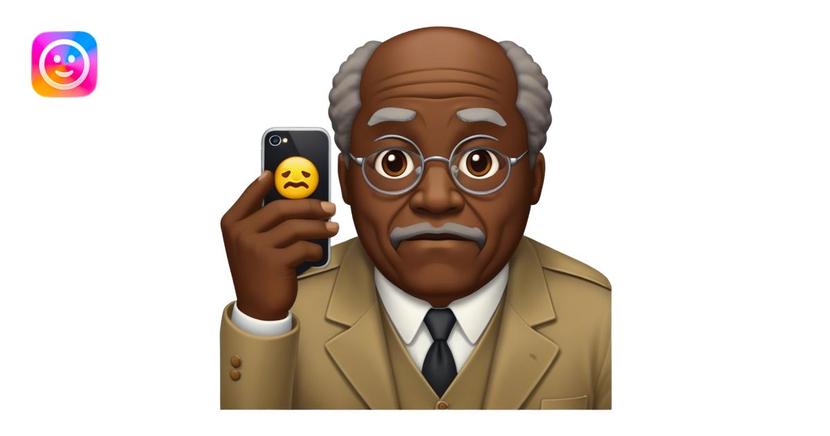 Uncle ruckus as iPhone emoji emoji | AI Emoji Generator