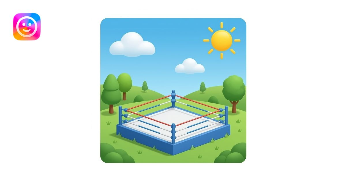 wrestling ring emoji | AI Emoji Generator