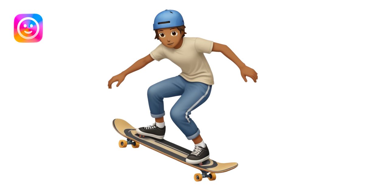 Skateboarding emoji | AI Emoji Generator