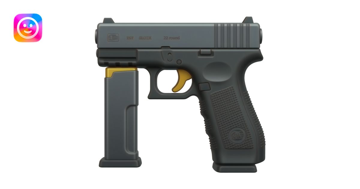 Make a Glock 45 with a 22 round extended magazine and a gold trigger ...
