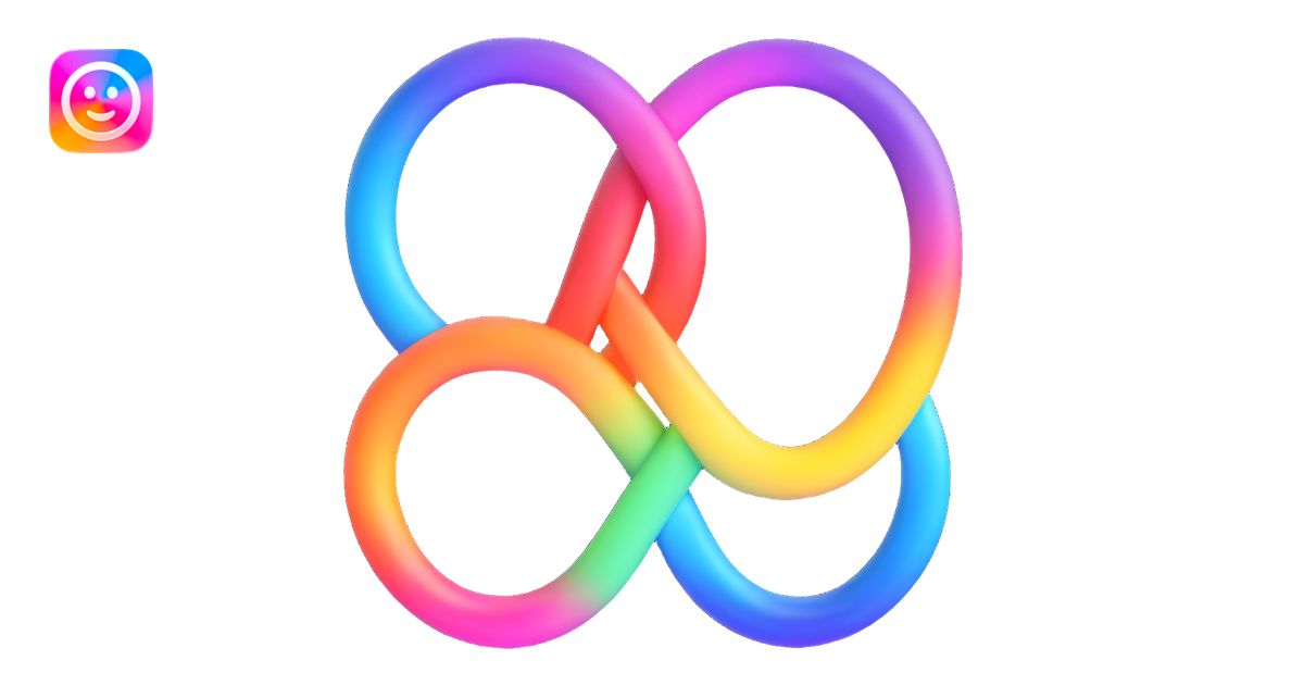 stylized infinity sign in rainbow gradient, symbolizing neurodiversity ...