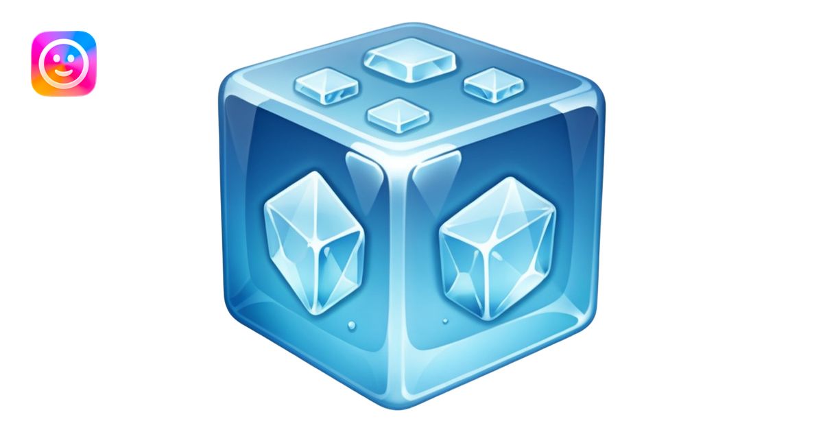 ice cube emoji | AI Emoji Generator