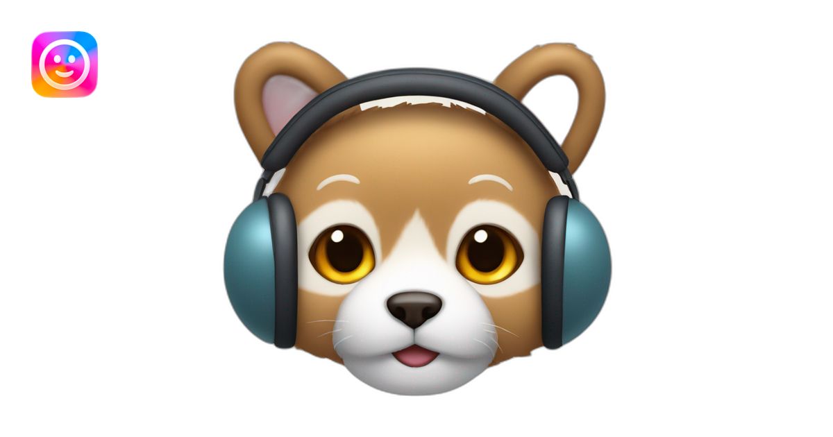 cartoon furr earmuff emoji | AI Emoji Generator