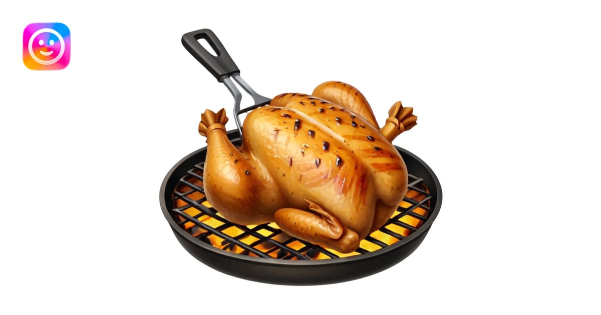 grilled chicken emoji | AI Emoji Generator