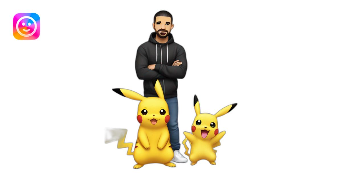 drake and pikachu emoji | AI Emoji Generator