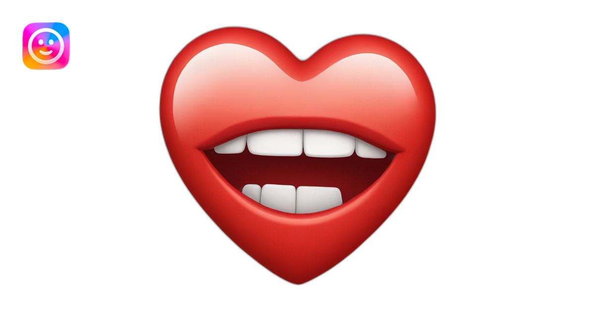 coeur rouge emoji | AI Emoji Generator