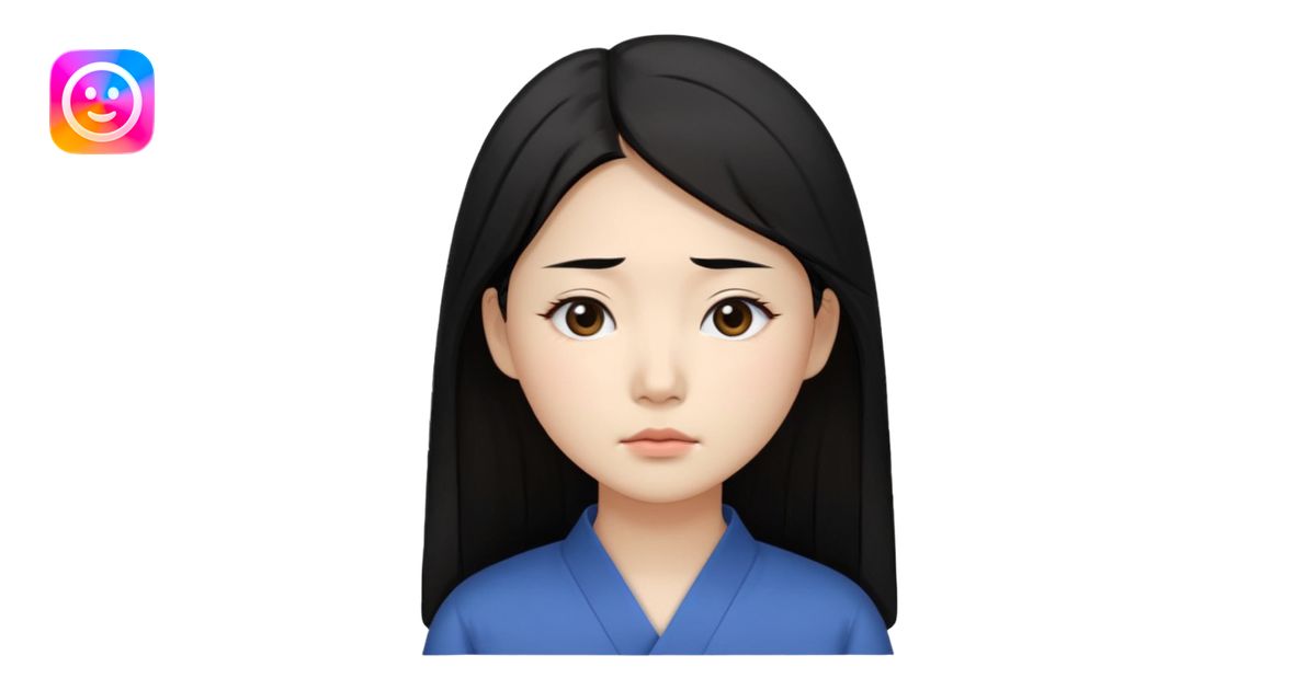 Korean woman, East Asian features, female human face avatar, headshot ...