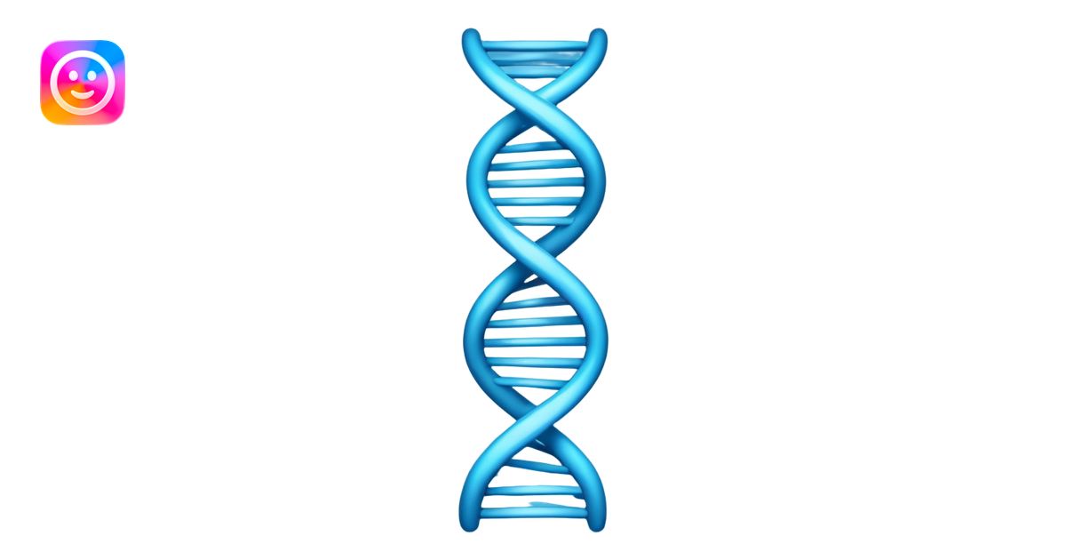 Dna symbol emoji | AI Emoji Generator