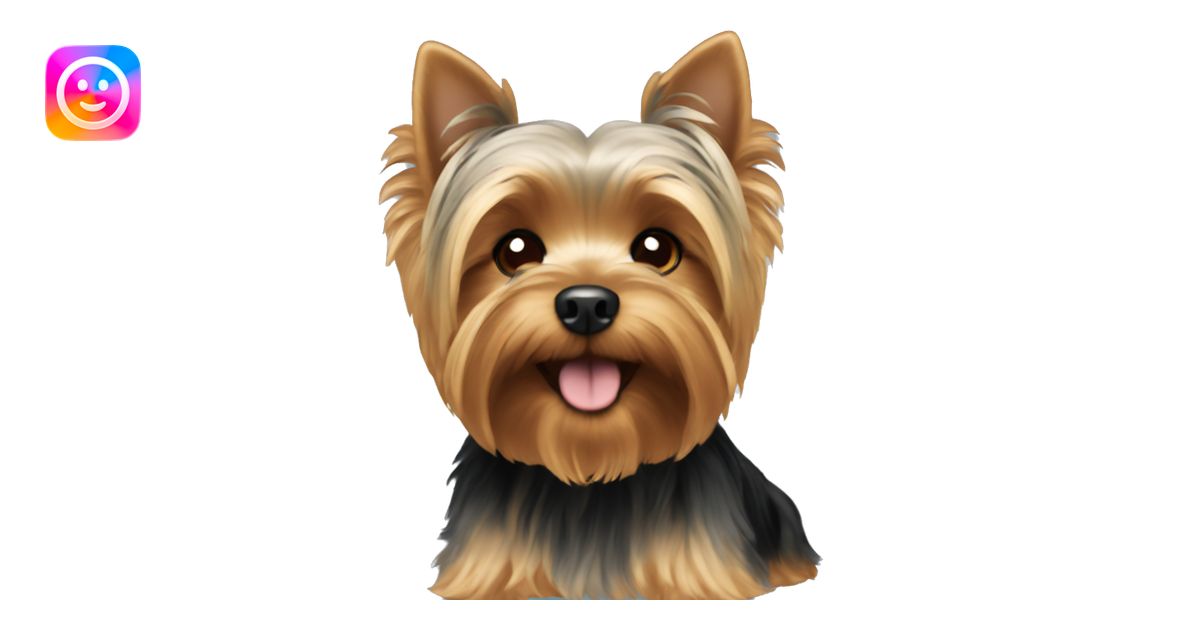 Yorkie emoji | AI Emoji Generator