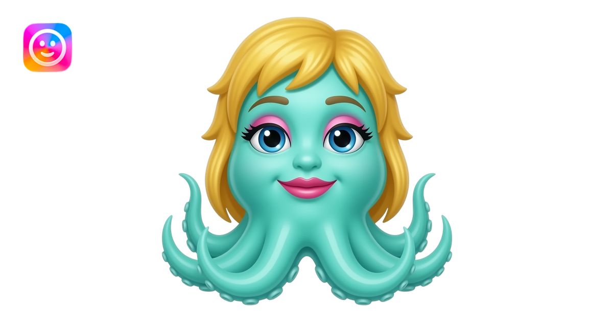 a Seafoam squid Who has she has yellow/ginger hair She has blue eyes ...