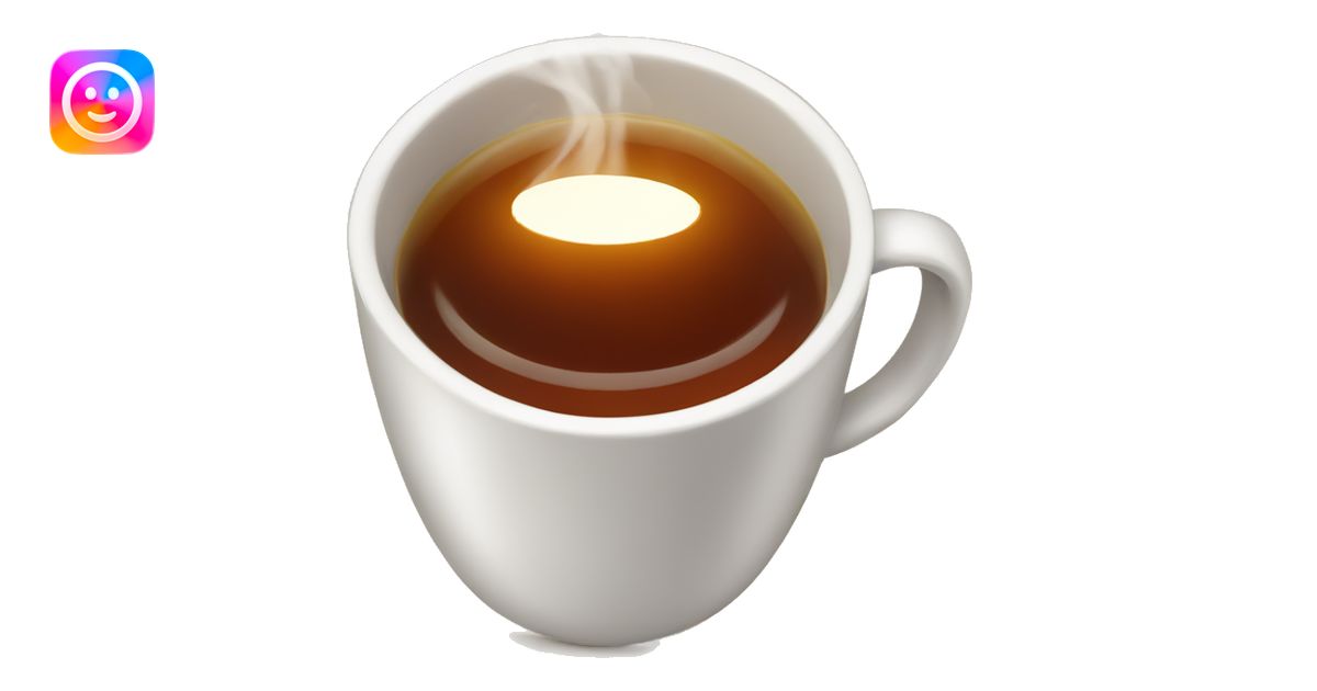 Hot cup of tea emoji | AI Emoji Generator