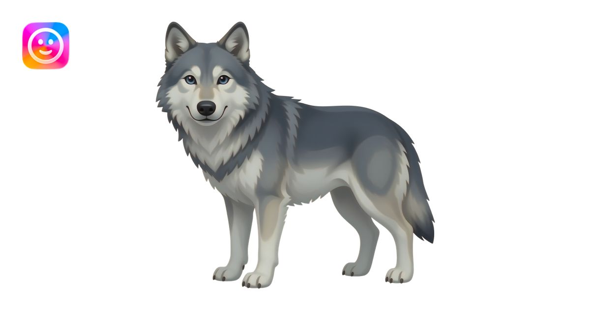 Dire wolf emoji | AI Emoji Generator