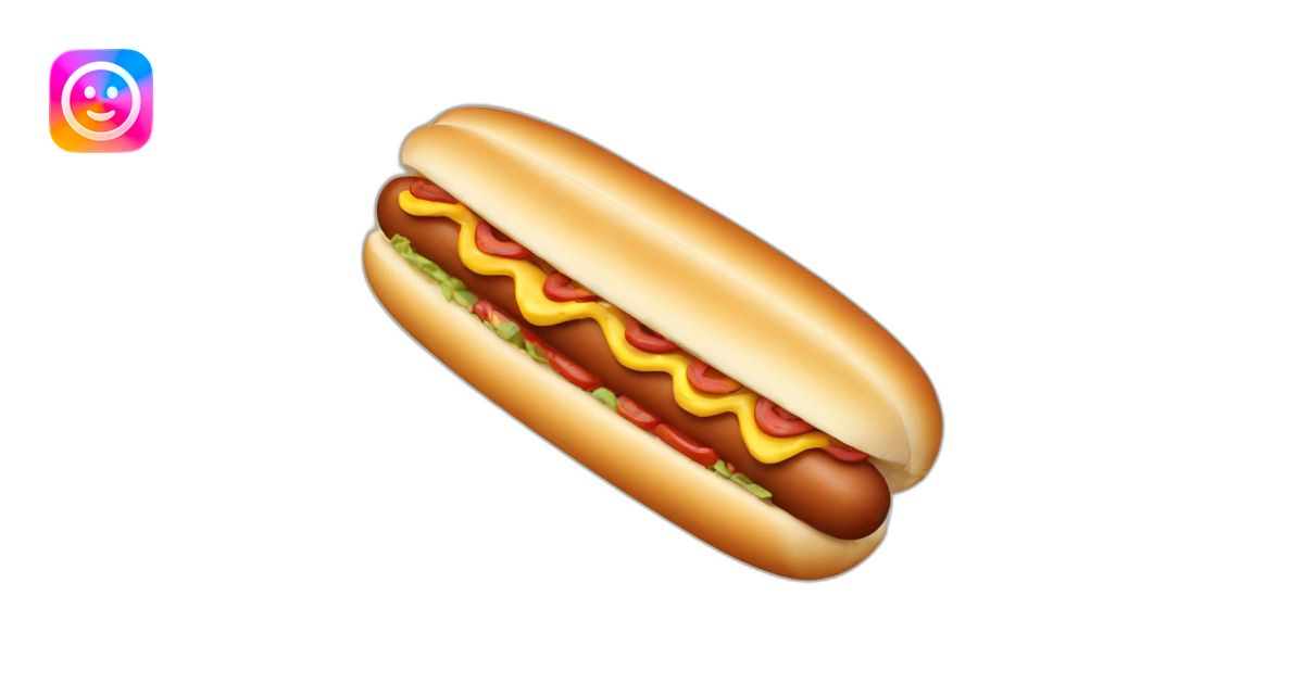 Hot dog emoji | AI Emoji Generator