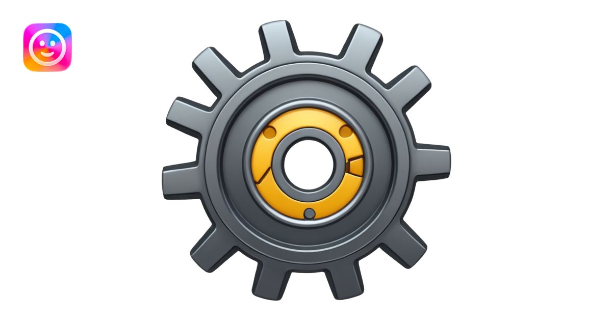 broken gear emoji | AI Emoji Generator