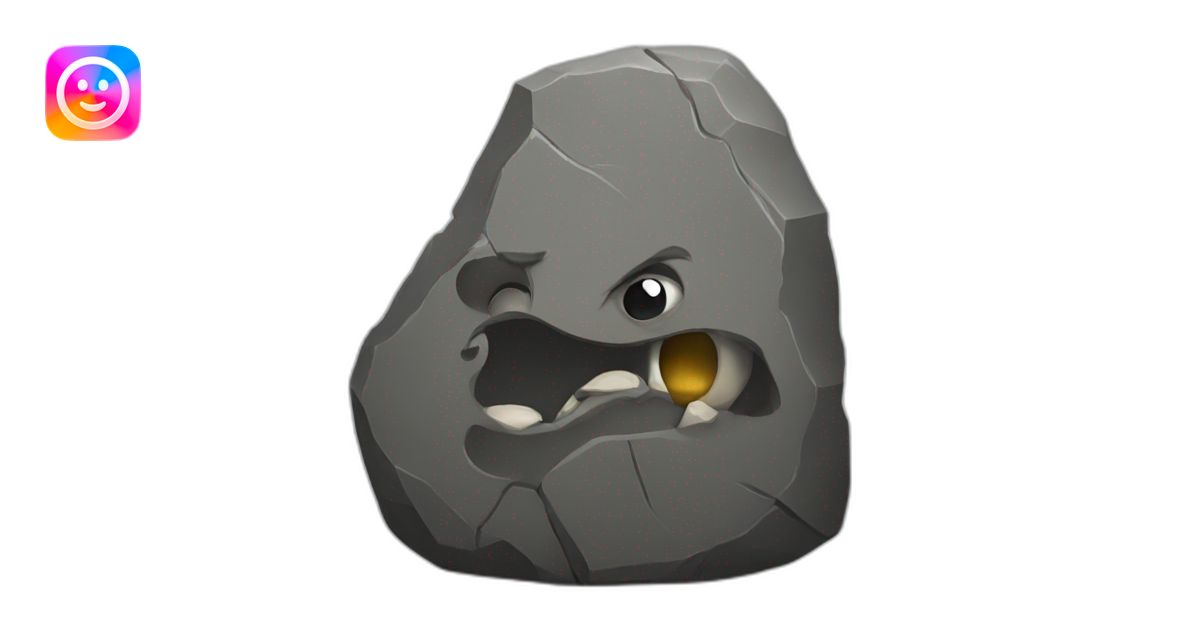 rock emoji | AI Emoji Generator