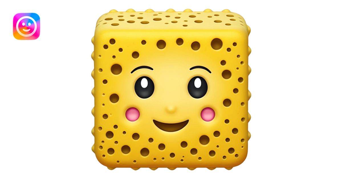 sponge fabric without face emoji | AI Emoji Generator