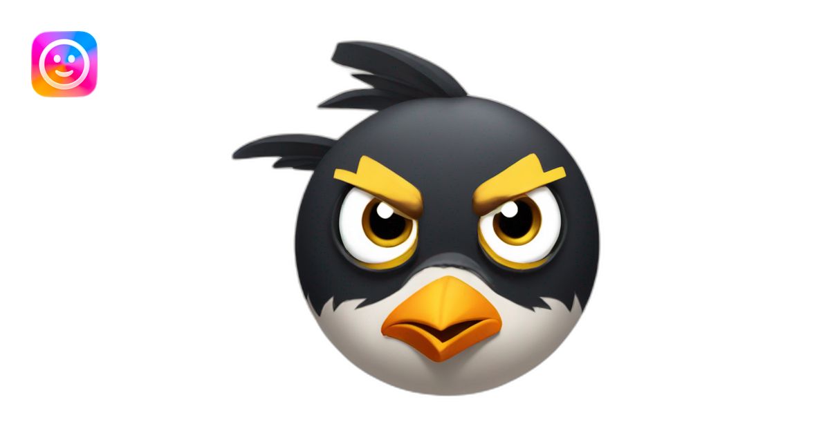 angry birds sparrow emoji | AI Emoji Generator