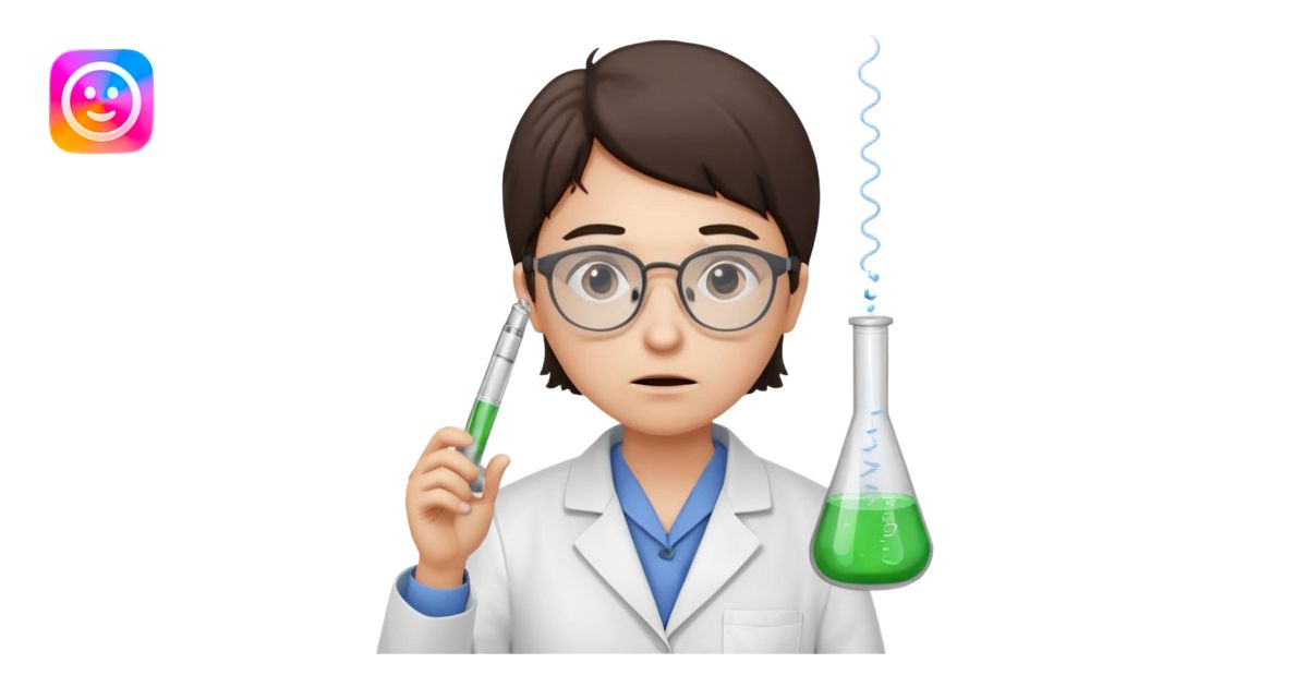 Frowns with Glasses, Angry Scientist: Lab coat, thin glasses, holding ...