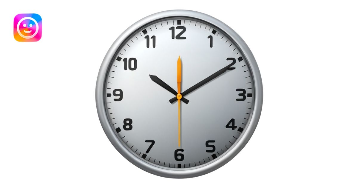 clock showing 7 am emoji | AI Emoji Generator