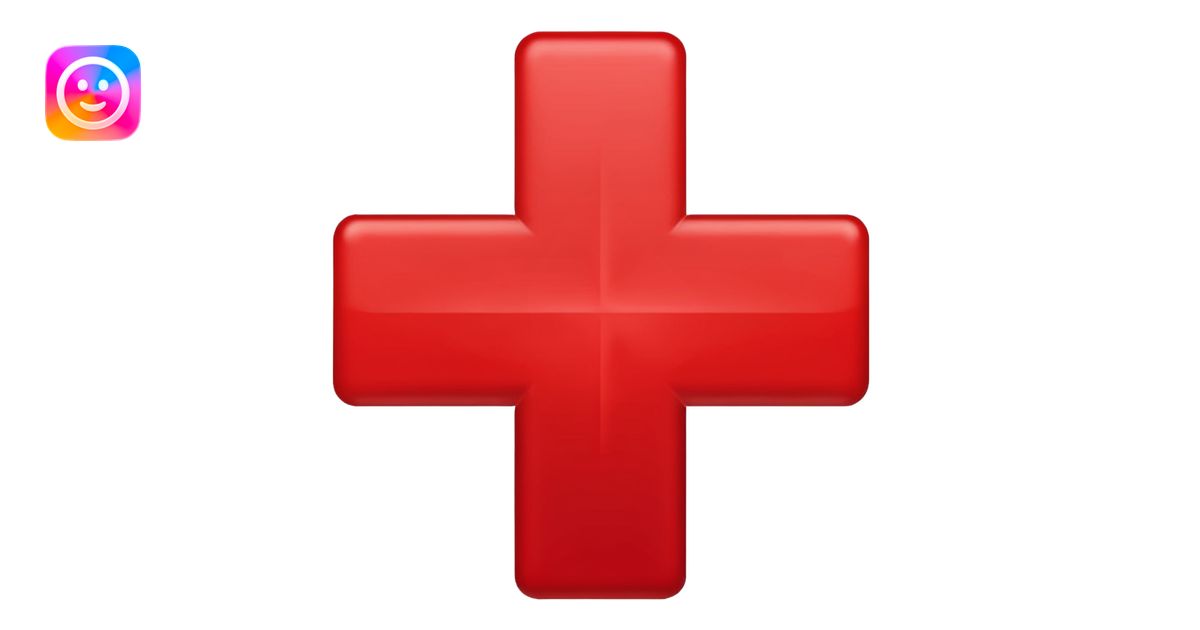 Red Cross emoji | AI Emoji Generator