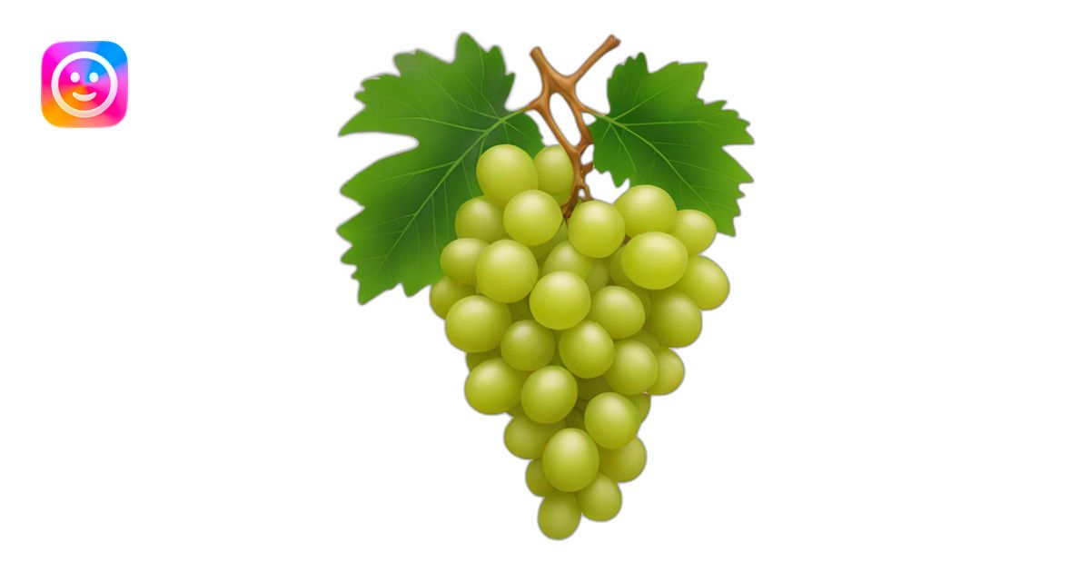 white-grape emoji | AI Emoji Generator