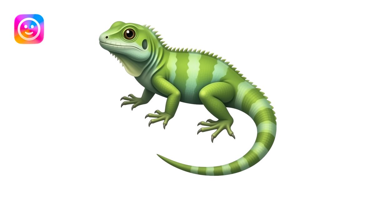Lizard emoji | AI Emoji Generator
