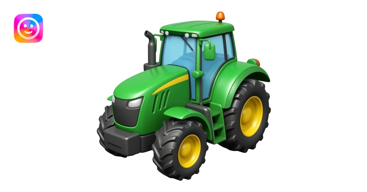 green toy tractor emoji | AI Emoji Generator