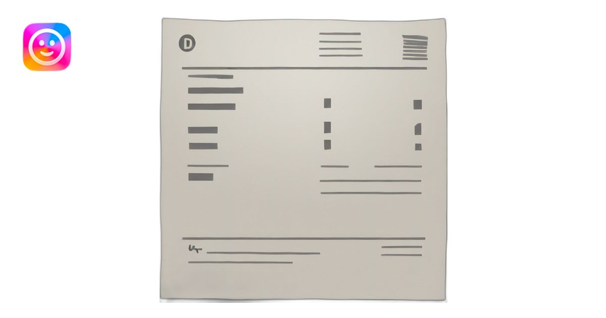 debt invoice emoji | AI Emoji Generator