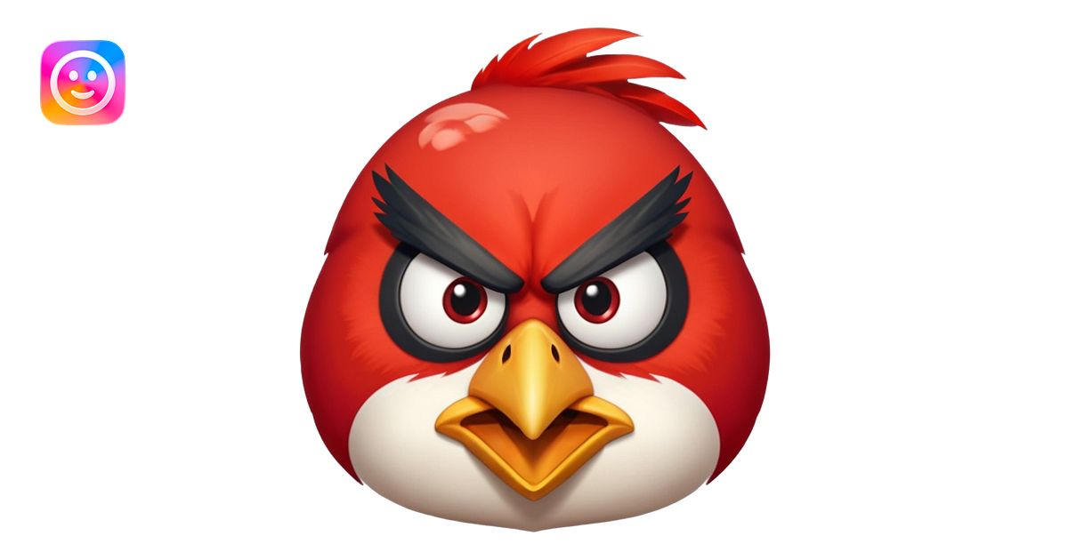 the killer angry bird red emoji | AI Emoji Generator
