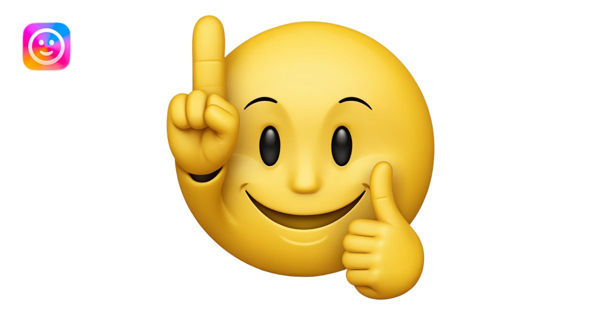 Smile face with middle finger emoji | AI Emoji Generator