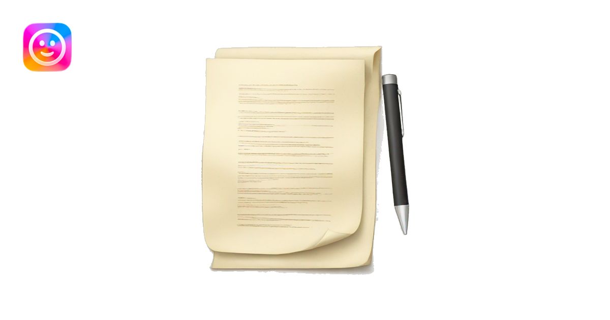 documents emoji | AI Emoji Generator