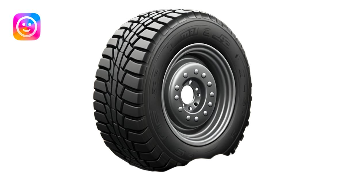 tire tracks emoji | AI Emoji Generator