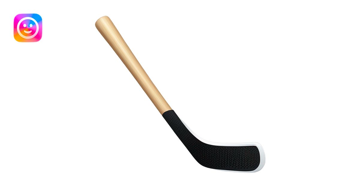 ice hockey stick and puck emoji | AI Emoji Generator