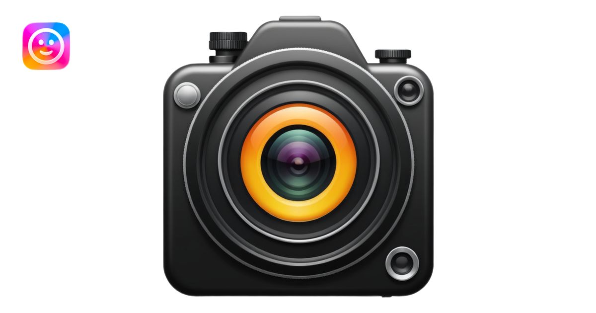 Camera retro emoji | AI Emoji Generator