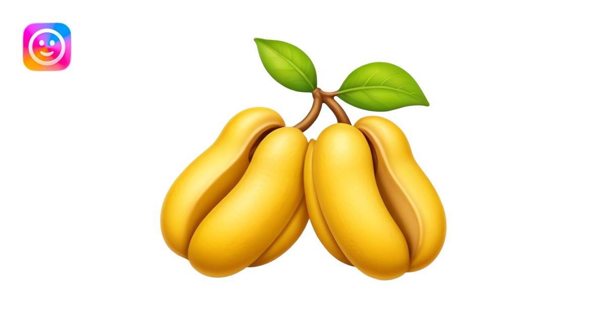 Quero emoji de um caju, fruta brasileira emoji | AI Emoji Generator