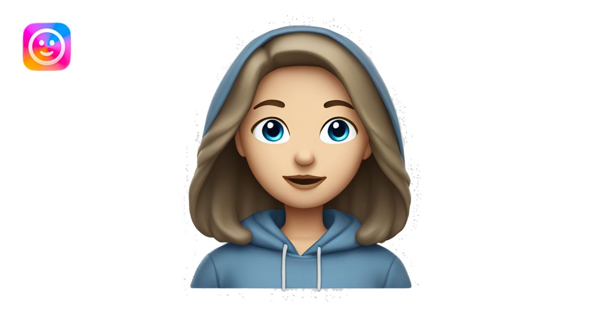 White brunette female Angel with blue eyes and dimples wearing a hoodie ...
