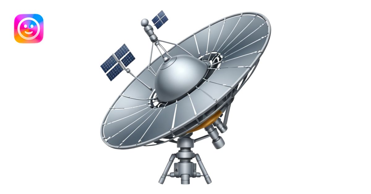 satellite system emoji | AI Emoji Generator