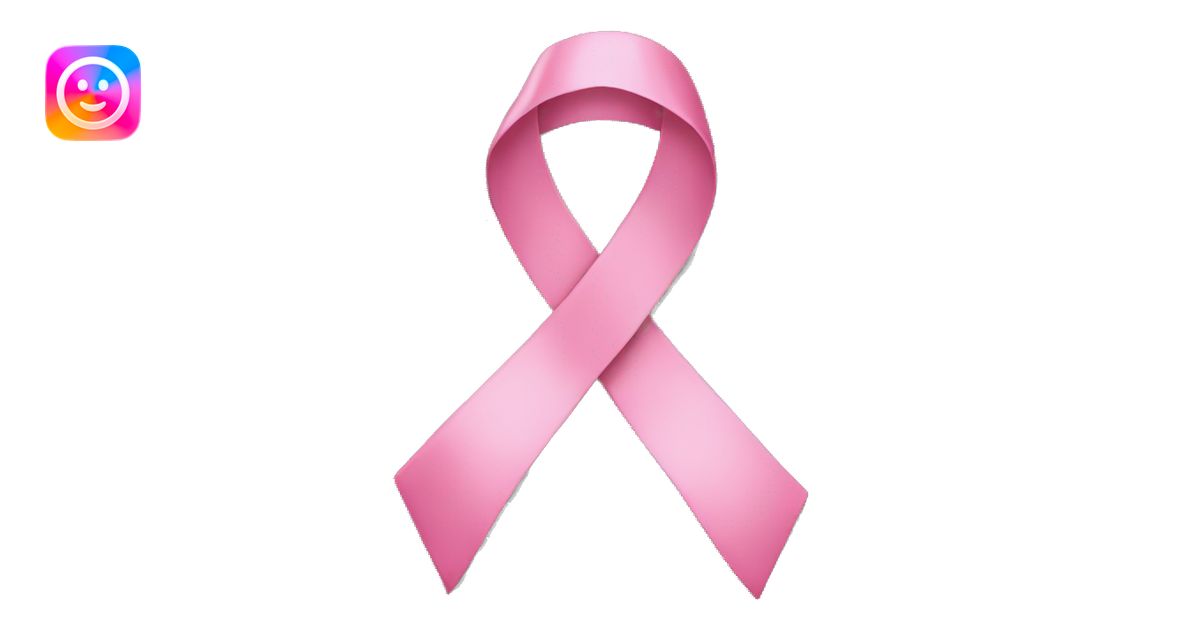 pink ribbon emoji | AI Emoji Generator