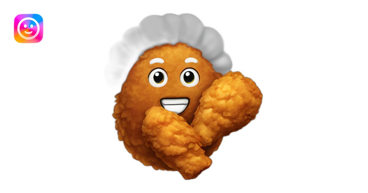fried chicken emoji | AI Emoji Generator