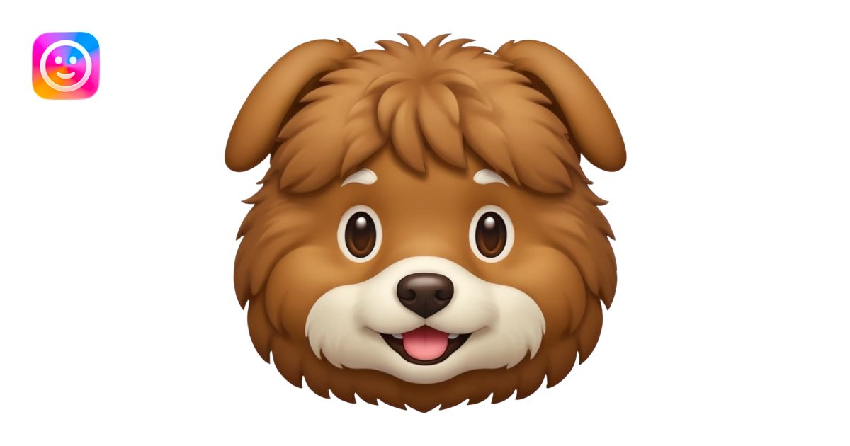 dog face emoji emoji | AI Emoji Generator