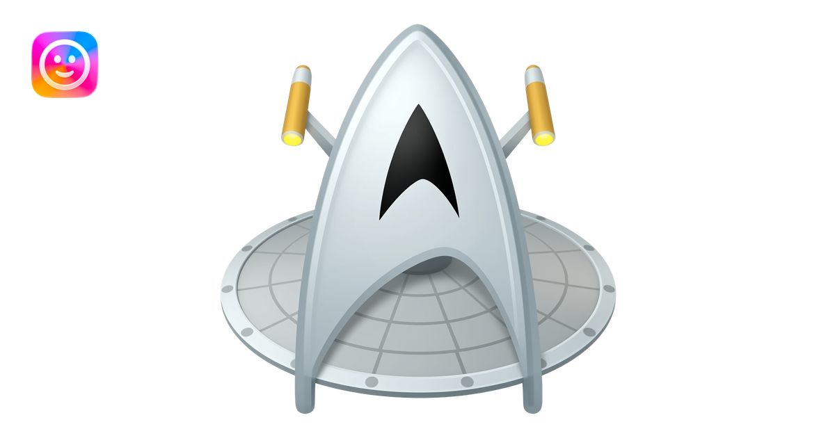 Star trek spaceship emoji | AI Emoji Generator