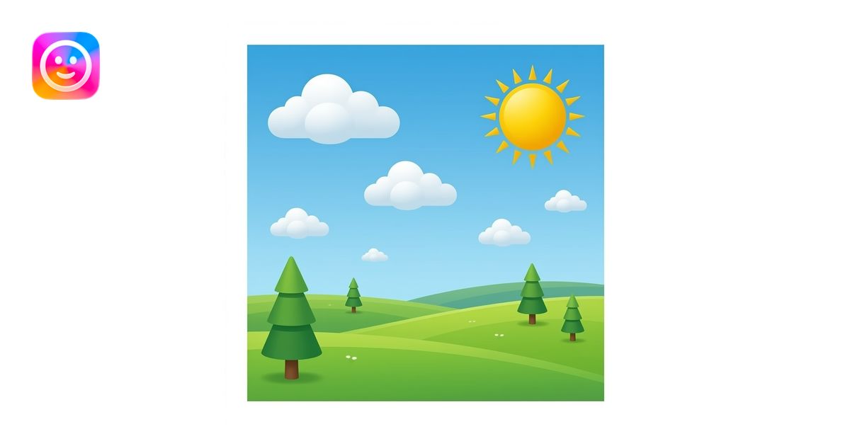 sun with clouds emoji | AI Emoji Generator