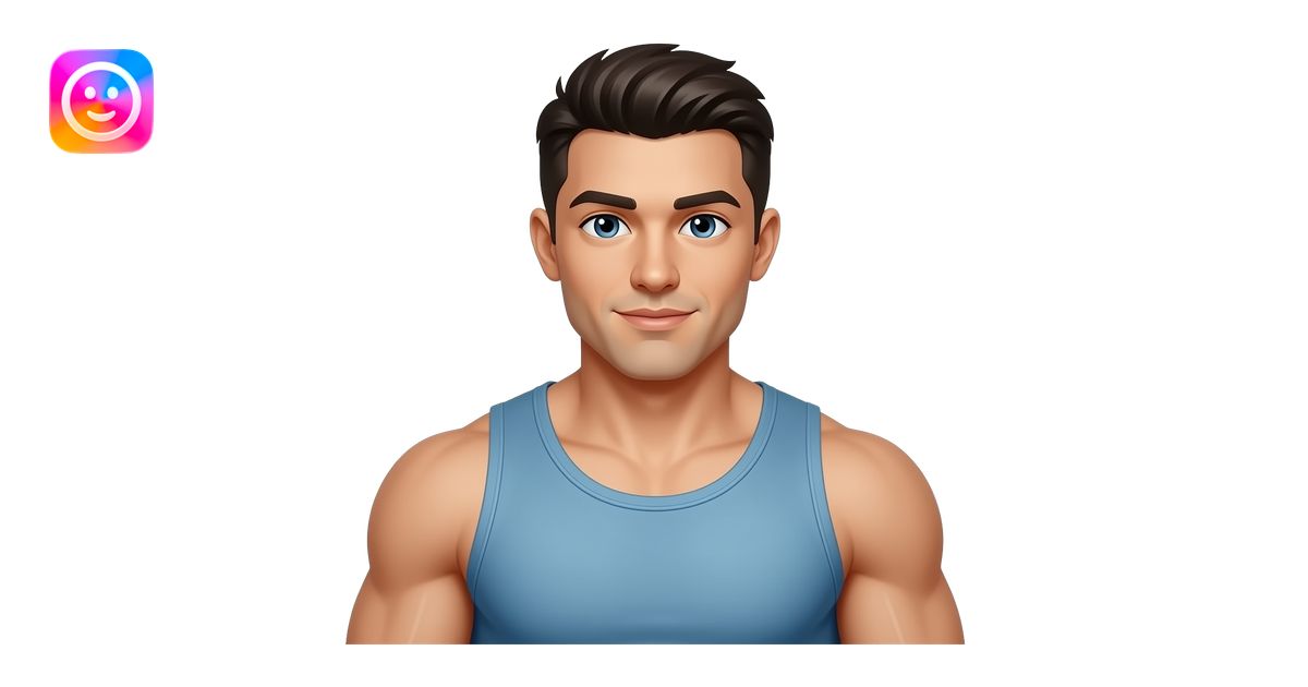 Buff body emoji | AI Emoji Generator