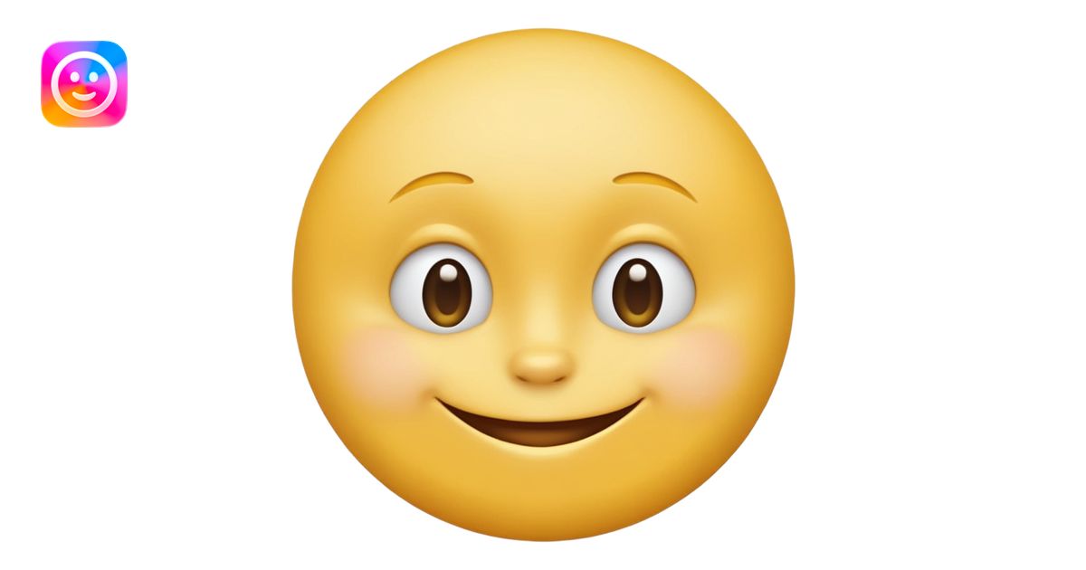 Emoji, yellow round smiling face, totally closed mouth emoji | AI Emoji ...
